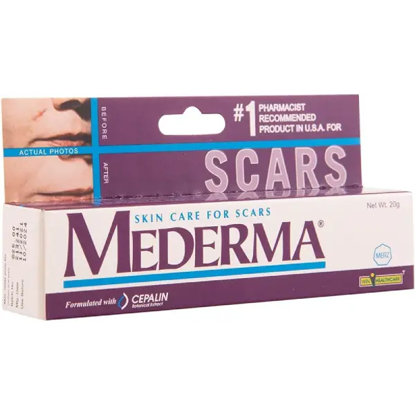 Mederma Skincare Scar Gel | For Scars Resulting from Injury, Burns, Surgery, Acne & Cut Marks 20 gm